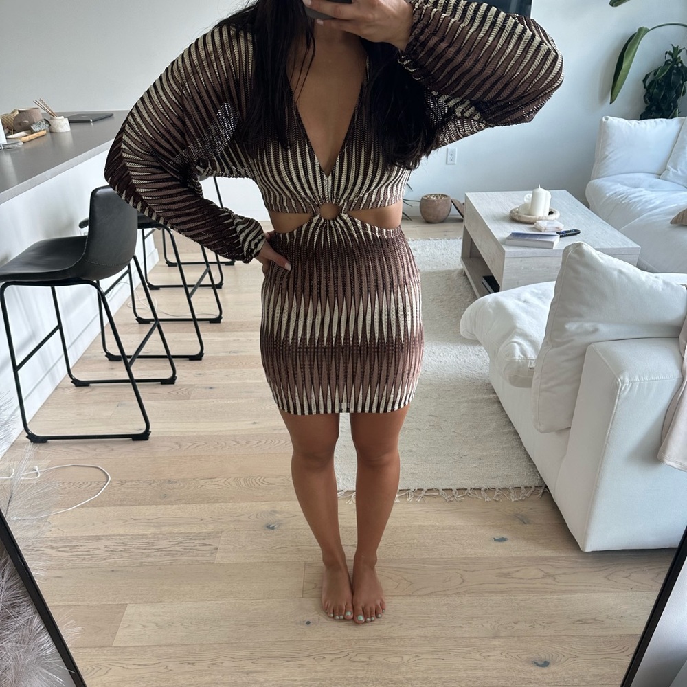 NWT 12th Tribe cutout dress